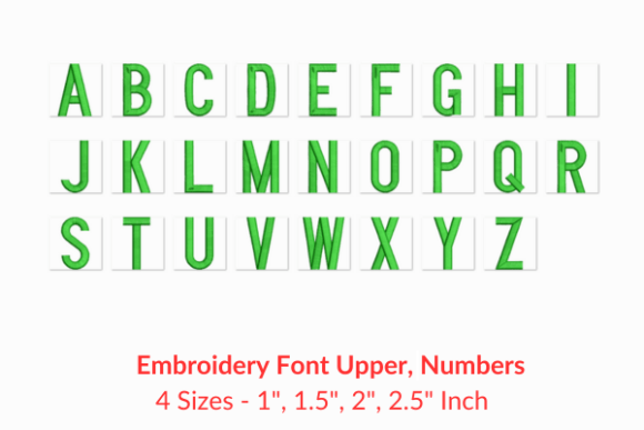 BlockCaps Fonts: A Versatile Embroidery Design