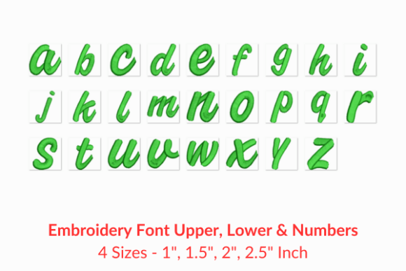 Book Script Fonts Embroidery Design Review