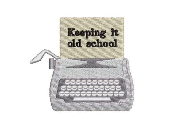 Keep It Old School: A Classic Embroidery Design