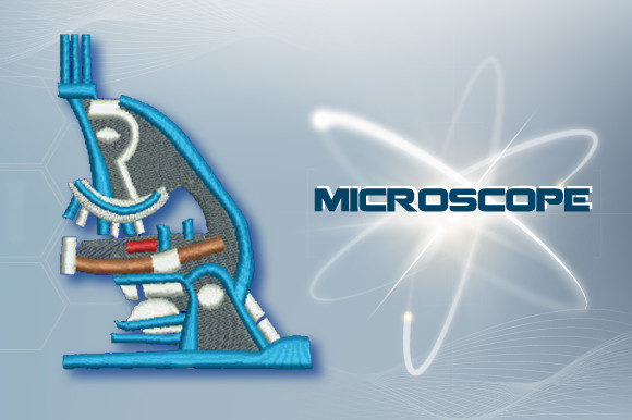 Microscope Embroidery: A Science-Inspired Design