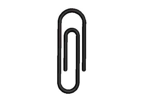 Paper Clip: A Versatile Embroidery Design