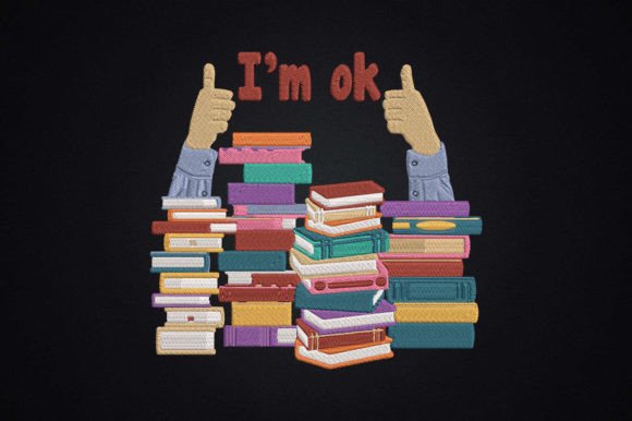 Review: I m Ok Funny Book Lover Saying
