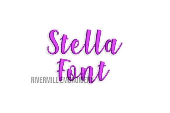 Review of 1 Stella Embroidery Font for Sweatshirts