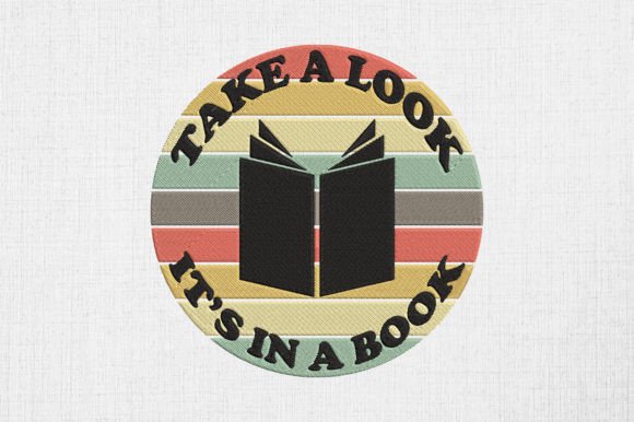 Take a Look It's in a Book: A Retro Rainbow Delight
